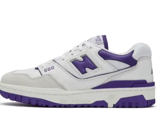 New Balance 550 White Purple
