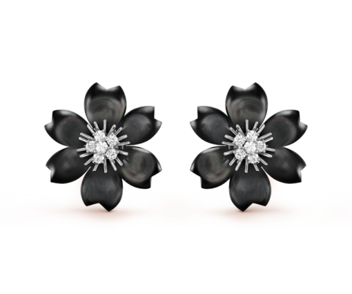 Rose de Noël earrings