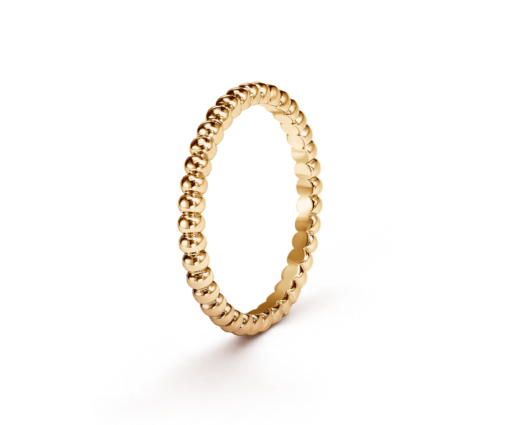 Perlée pearls of gold ring