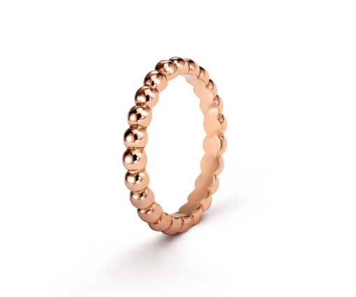 Perlée pearls of gold ring