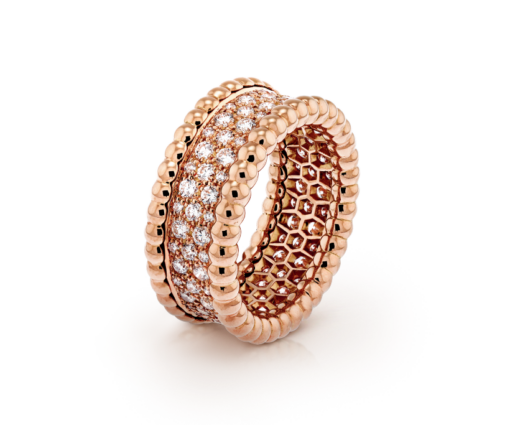 Perlée diamonds ring