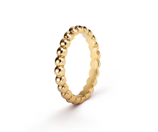 Perlée pearls of gold ring