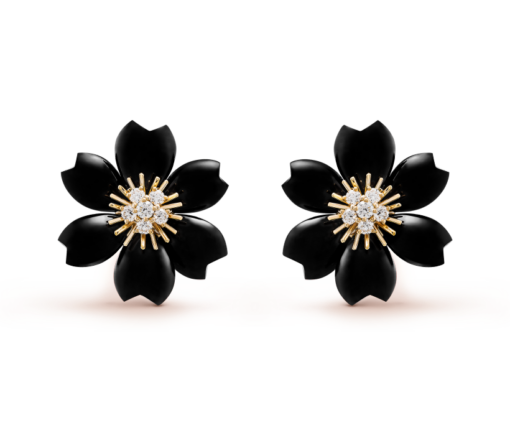 Rose de Noël earrings