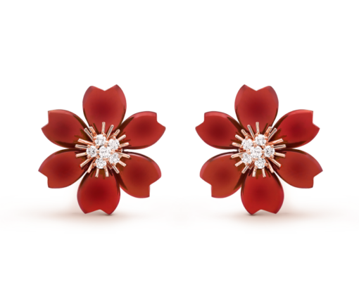 Rose de Noël earrings