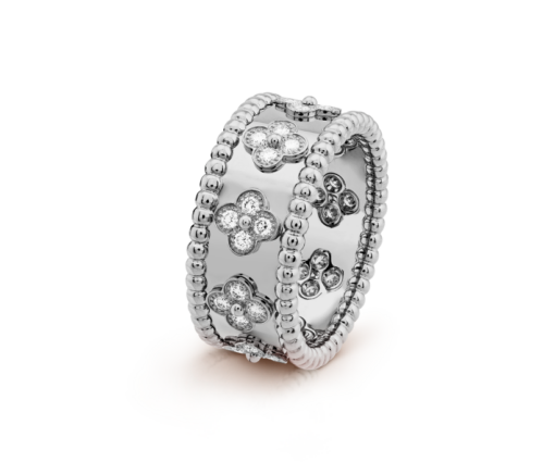 Perlée clovers ring