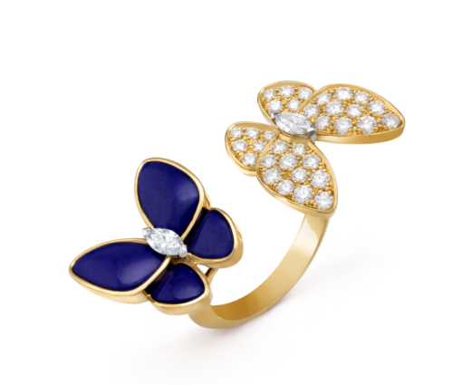 Two Butterfly Between the Finger ring