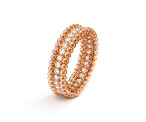 Perlée diamonds ring