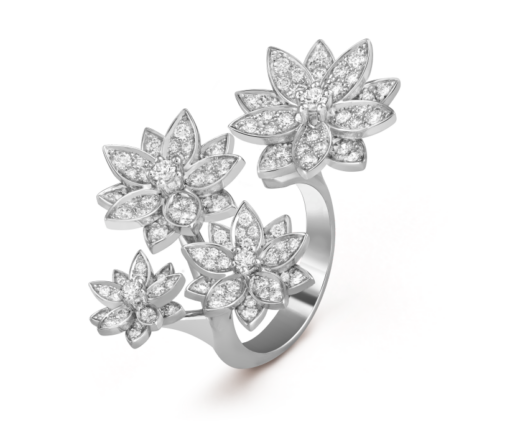 Lotus Between the Finger ring, 4 flowers