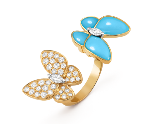 Two Butterfly Between the Finger ring