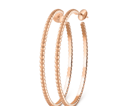Perlée pearls of gold hoop earrings