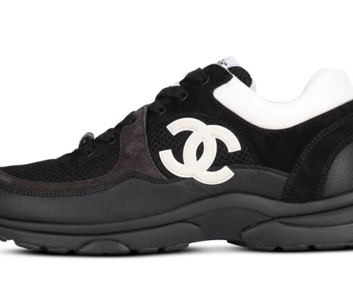 Chanel Low Top Trainer Black White