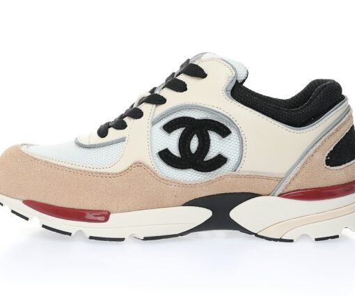 Chanel Low Top Trainer Cream Black