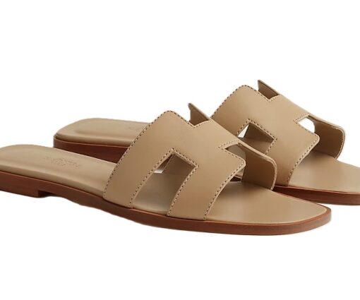 Hermes Sandal Oran Beige Lin