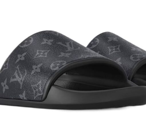 Alternative view of LV Mule Waterfront Monogram Eclipse