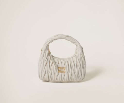 Miu Miu Wander Hobo Bag White