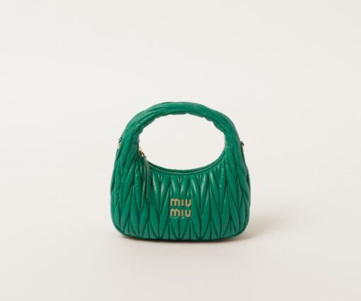 Miu Miu Wander Hobo Bag Green