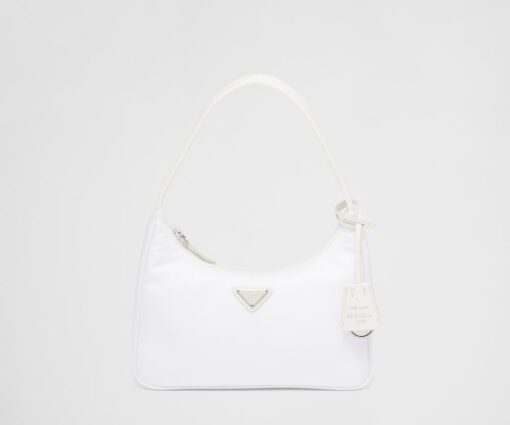 Prada Re-Nylon Mini Bag White