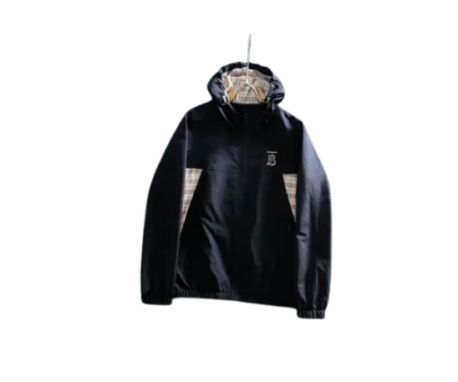 Burberry Archive Vintage Check Hooded Jacket – Luxury Technical Winter Coat Shell