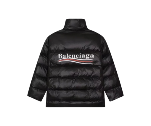 Balenciaga Down Jacket – Luxury Black Oversized Puffer Winter Jacket