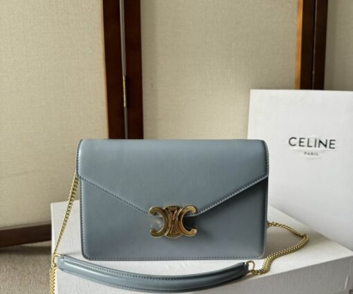 Celine Triomphe Bag Slate Gray