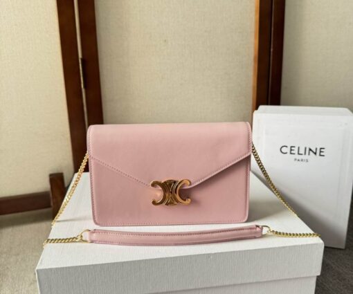 Celine Triomphe Bag Chestnut