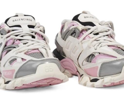 Alternative view of Balenciaga Track Sneaker White Pink
