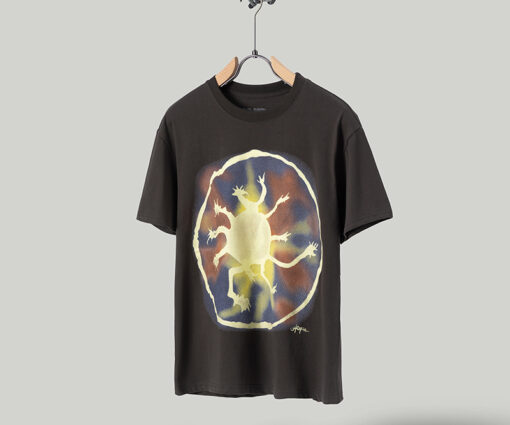 Travis Scott Graffiti T-Shirt Dark Brown