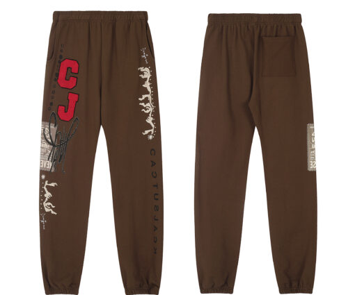 Travis Scott Flare Sweatpants Brown