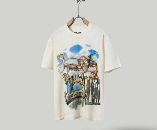 Travis Scott Graffiti T-Shirt White Print