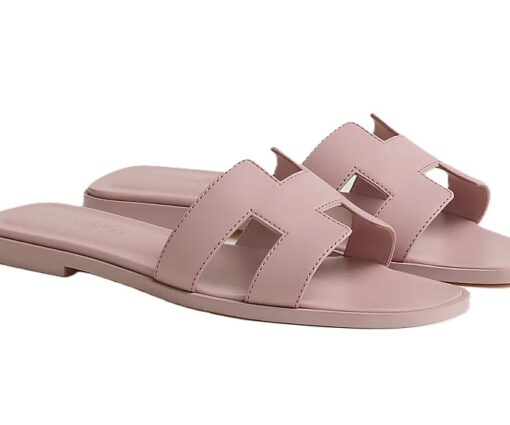 Hermes Sandal Oran Rose Cancan