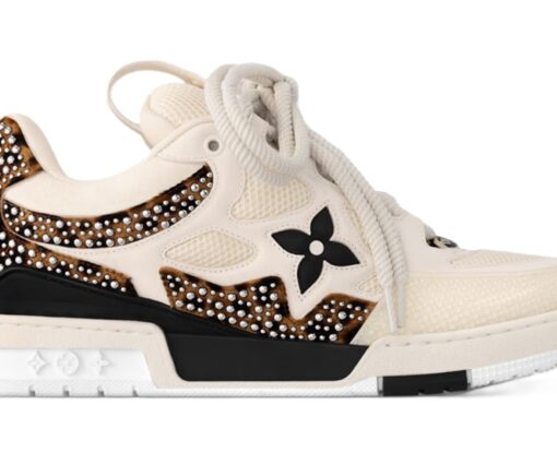 LV Skate Sneaker Cream White Tacks