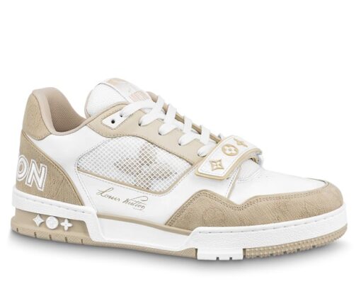 LV Trainer Sneaker Beige