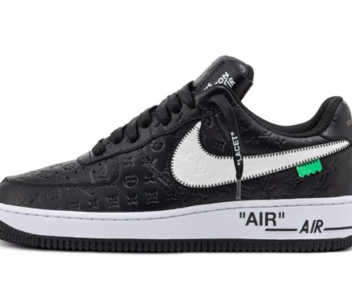 LV x Nike Air Force 1'07 LV8 Low Black White