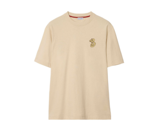 Burberry B Snake cotton t-shirt sand beige
