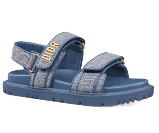Dior Dioract Sandal Blue Denim