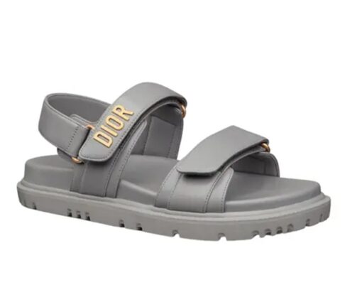 Dior Dioract Sandal Gray Metal