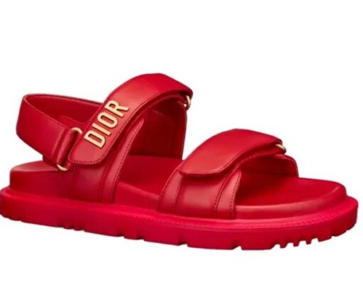 Dior Dioract Sandal Red