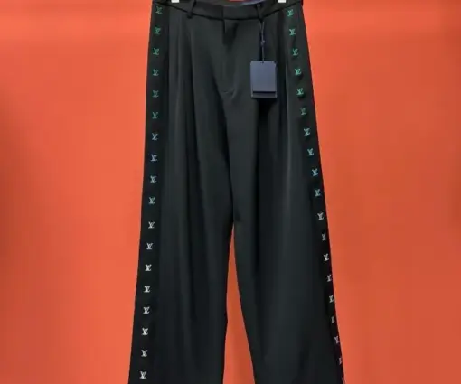 LV Preppy Tailored Jersey Trousers Black