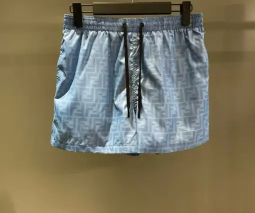 Fendi Swim Shorts Sky Blue