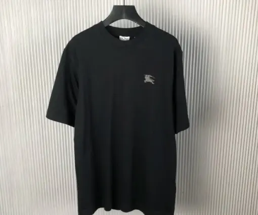 Burberry Logoed T-shirt Black