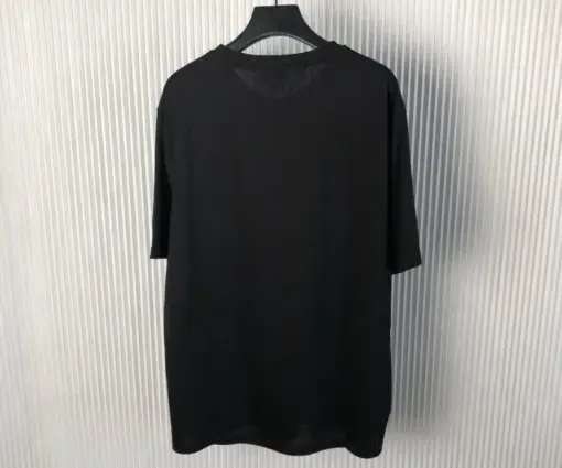 Alternative view of Burberry Stripe Trim Pocket Cotton T-shirt Black