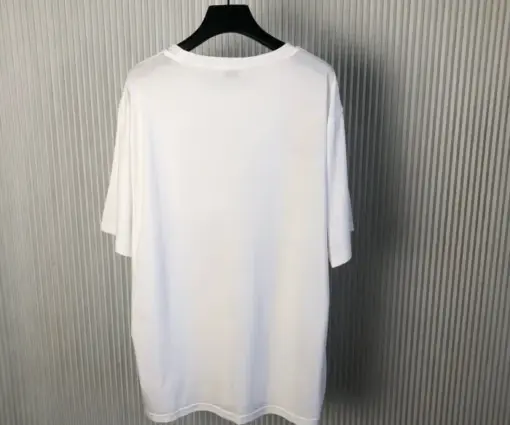 Alternative view of Burberry Stripe Trim Pocket Cotton T-shirt White