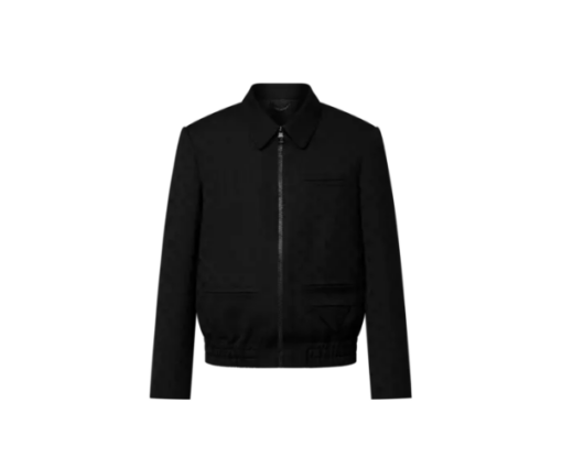 LV Monogram Jacquard Wool Jet Pocket Blouson