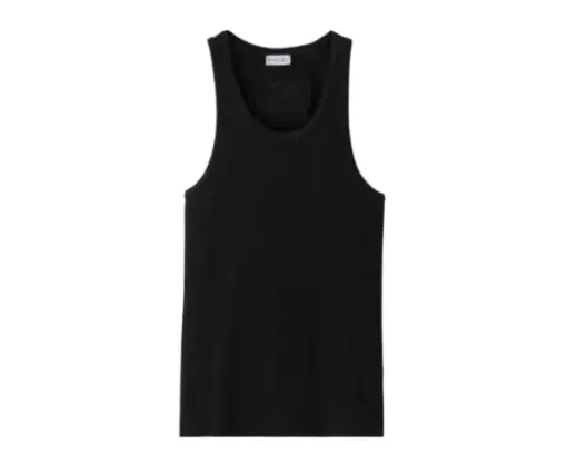 Burberry ribbed-knit vest top black