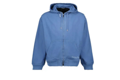 Dior Logo Homme Embroidered Zip-Up Jacket