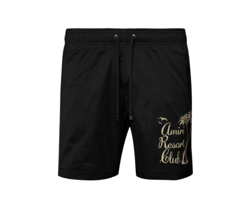 AMIRI Resort Club Swim Shorts black