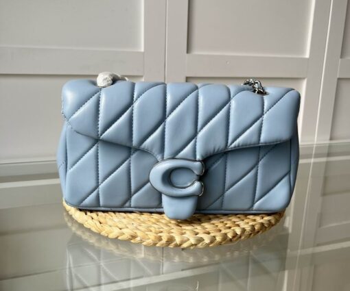 Coach Quilted Tabby Shoulder Bag Paste