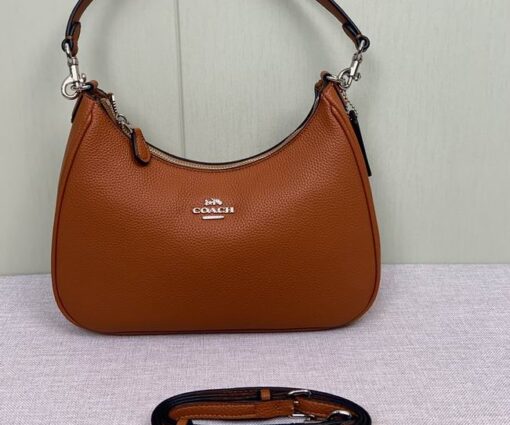 Coach Teri Hobo Shoulder Bag Brown