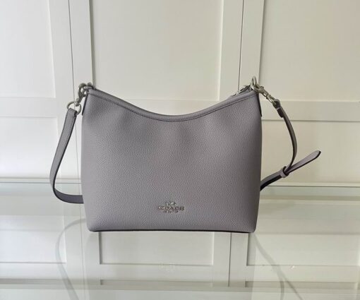 Coach Laurel Shoulder Bag in Signature Canvas Grey