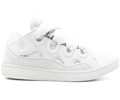 Lanvin Curb Sneakers White